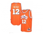 adidas Cleveland Cavaliers #12 Jordan McRae Orange Hardwood Classics Swingman Jersey