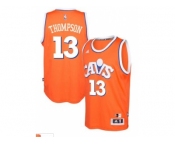 adidas Cleveland Cavaliers #13 Tristan Thompson Orange Hardwood Classics Swingman Jersey