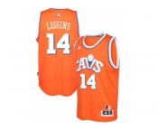adidas Cleveland Cavaliers #14 Deandre Liggins Orange Hardwood Classics Swingman Jersey