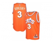 adidas Cleveland Cavaliers #3 Mike Dunleavy Orange Hardwood Classics Swingman Jersey