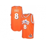 adidas Cleveland Cavaliers #8 Channing Frye Orange Hardwood Classics Swingman Jersey
