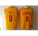 nba cleveland cavaliers #0 love yellow[revolution 30 swingman]