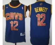 nba cleveland cavaliers #12 bennett blue[revolution 30 swingman]