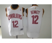 nba cleveland cavaliers #12 bennett white[revolution 30 swingman]