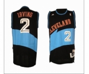 nba cleveland cavaliers #2 irving black-blue[revolution 30 swingman]