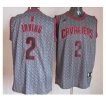 nba cleveland cavaliers #2 irving grey[static fashion swingman]
