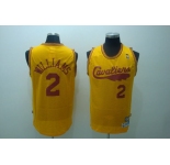 nba cleveland cavaliers #2 milliams m&n yellow
