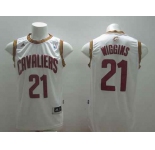 nba cleveland cavaliers #21 wiggins white[revolution 30 swingman]