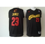 nba cleveland cavaliers #23 james black[revolution 30 swingman][fashion]
