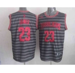 nba cleveland cavaliers #23 james grey[black strip]