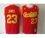 nba cleveland cavaliers #23 james red[swingman throwback]