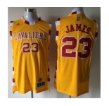 nba cleveland cavaliers #23 james yellow(2016 new Special Edition)