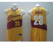 nba cleveland cavaliers #23 james yellow[revolution 30 swingman][new]