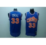 nba cleveland cavaliers #33 oneal blue(fans edition)
