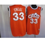 nba cleveland cavaliers #33 oneal orange