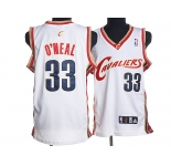 nba cleveland cavaliers #33 oneal white