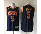 nba cleveland cavaliers #5 smith blue[revolution 30 swingman]