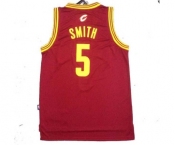 nba cleveland cavaliers #5 smith red[revolution 30 swingman]