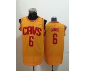 nba cleveland cavaliers #6 james yellow[revolution 30 swingman]