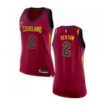 Women's Nike Cleveland Cavaliers #2 Collin Sexton Authentic Maroon NBA Jersey - Icon Edition