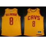 NBA Youth Revolution 30 Cleveland Cavaliers #8 Matthew Dellavedova Gold Stitched Jerseys