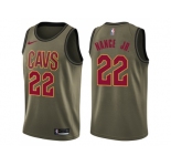 Youth Nike Cleveland Cavaliers #22 Larry Nance Jr. Green Salute to Service NBA Swingman Jersey