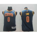 youth nba cleveland cavaliers #0 love blue[revolution 30 swingman]