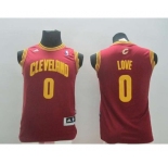 youth nba cleveland cavaliers #0 love red[revolution 30 swingman]