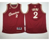 youth nba cleveland cavaliers #2 irving red[2015 Christmas edition]