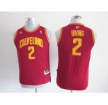 youth nba cleveland cavaliers #2 irving red[revolution 30 swingman]