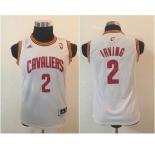youth nba cleveland cavaliers #2 irving white[revolution 30 swingman]