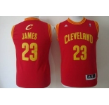 youth nba cleveland cavaliers #23 james red[revolution 30 swingman]