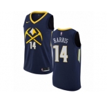 Men Nike Denver Nuggets #14 Gary Harris Authentic Navy Blue NBA Jersey - City Edition