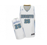 Men's Adidas Denver Nuggets #25 Malik Beasley Swingman White Home NBA Jersey