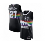 Men's Denver Nuggets #27 Jamal Murray Authentic Black Basketball Jersey - 2019-20 City Edition
