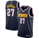 Men's Denver Nuggets #27 Jamal Murray Nike Navy 2020-21 Swingman Jersey