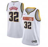 Men's Denver Nuggets #32 Aaron Gordon White 2024 Association Edition Stitched Basketball Jersey