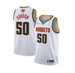 Men's Denver Nuggets #50 Aaron Gordon White 2023 Finals Association Edition Stitched Basketball Jersey