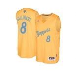 Men's Denver Nuggets #8 Danilo Gallinari Gold 2016 Christmas Day NBA Swingman Jersey
