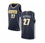 Men's Nike Denver Nuggets #27 Jamal Murray Swingman Navy Blue Road NBA Jersey - Icon Edition