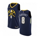 Men's Nike Denver Nuggets #8 Jarred Vanderbilt Authentic Navy Blue NBA Jersey - City Edition