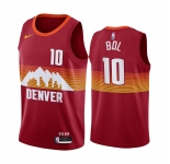 Nike Nuggets #10 Bol Bol Red NBA Swingman 2020-21 City Edition Jersey