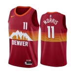 Nike Nuggets #11 Monte Morris Red NBA Swingman 2020-21 City Edition Jersey