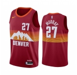 Nike Nuggets #27 Jamal Murray Red NBA Swingman 2020-21 City Edition Jersey