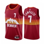 Nike Nuggets #7 Facundo Campazzo Red NBA Swingman 2020-21 City Edition Jersey