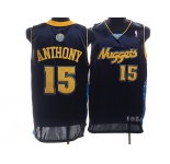 nba denver nuggets #15 anthony dark blue