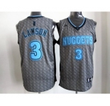 nba denver nuggets #3 lawson grey[static fashion swingman]