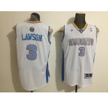 nba denver nuggets #3 lawson white[revolution 30 swingman]