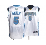 nba denver nuggets #5 smith white