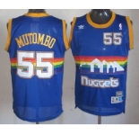 nba denver nuggets #55 mutombo blue[2013]